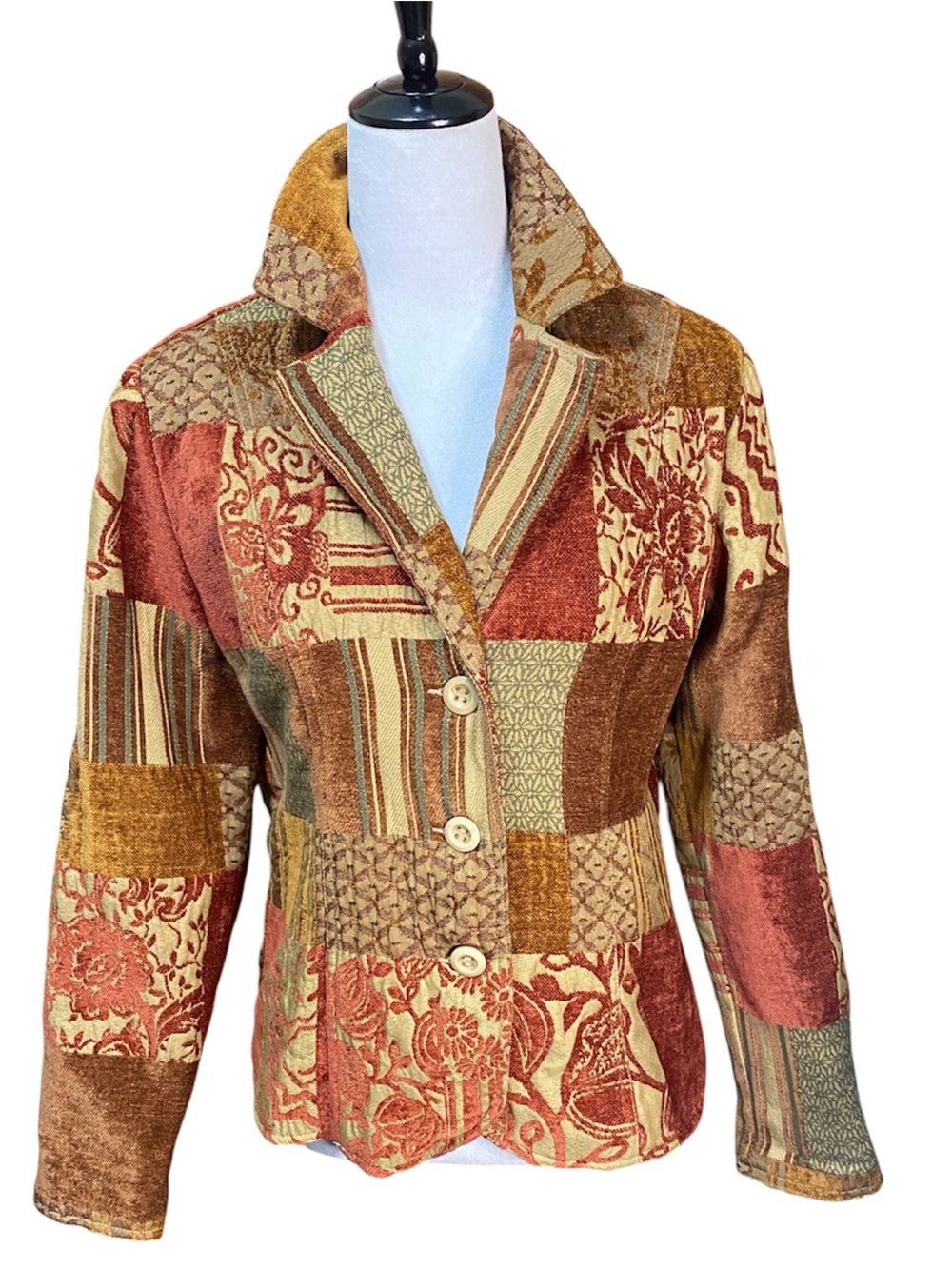 ELcc Tapestry Patchwork Blazer